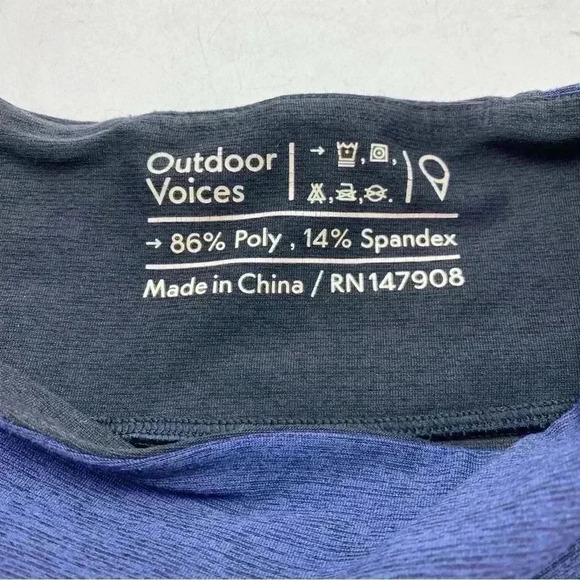 Outdoor Voices cropped compression color block  leggings size XS 147908 - Picture 4 of 4